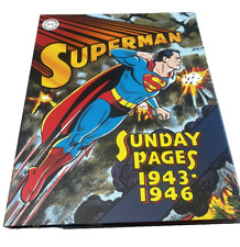 DC Super Man Sunday Pages From 1943-1946 in One Book, Superman Color Comic Book picture
