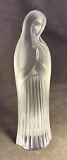 LALIQUE Frosted Crystal MADONNA Figurine (#12019) Made In France picture