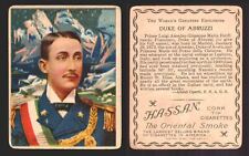 1910 T118 Hassan Cigarettes World's Greatest Explorers Trading Cards Singles picture