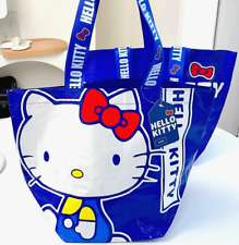 Sanrio Japan Hello Kitty Woven Shopping Tote Bag Recycled Fabric Waterproof Bag picture