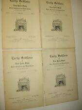 1936 Early Settlers of New York St. Vol. 2, issue no. 12 + Vol. 3 issues 1, 2, 3 picture