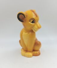 Retro Vintage 90's Enesco Disney Lion King Simba Ceramic Coin Bank - No Stopper picture