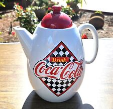 Gibson Coca Cola Checkerboard China Coke Pitcher and 4 coasters 2003 VG picture