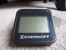 Zederkoff Digital Square Hygrometer/Thermometer For Cigar Humidors - Black - New picture