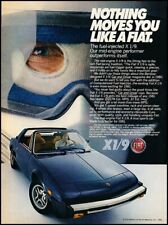 1981 Fiat X1/9 X19 Original Advertisement Print Art Car Ad J952A picture