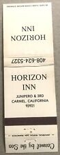 Vintage 20 Strike Matchbook Cover - Horizon Inn Carmel, CA picture