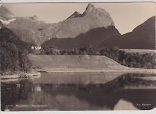 Raumbanen, Norway. Romsdalshorn .  Vintage Real Photo Postcard #2 picture