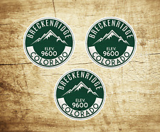 LOT Of 3 Skiing Breckenridge Colorado Decals Stickers 2
