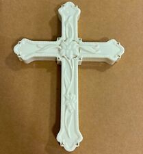 Vintage LENOX “The Lilly Cross” Porcelain Cross Wall Hanger picture