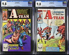 A-TEAM #2 + 3 CGC 9.8 set (Marvel 1984) New slabs Consecutive certification #s picture