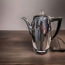 VINTAGE UNIVERSAL ELECTRIC PERCOLATOR COFFEE POT B448- CLEAN TESTED & WORKS  picture