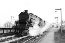 PHOTO BR British Railways Steam Locomotive Class 5MT 45427  at Arnside in 1960 picture