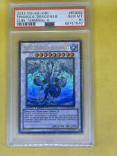 Trishula, Dragon of The Ice Barrier DT04-EN092 Duel Terminal Rare PSA 10 picture