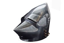 Medieval Hounskull Klappvisor Helmet Bassinet 16 Gauge Battle Knight Armor Helme picture