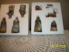 Enesco Jim Shore Heartwood Creek Set/9 Mini Nativity Figures No Stable picture
