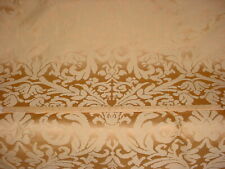 19-1/4Y VALDESE CIRCA 1801 GOLD GOLDEN BROWN FLORAL DAMASK UPHOLSTERY FABRIC  picture