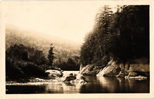 Real Photo RPPC Postcard Wilderness and Lake View Unknown Location 1920s-30s picture