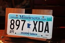 2009 Minnesota License Plate 10,000 Lakes 897 XDA picture