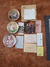 4 collectors plates Hummel Norman Rockwell (2) Mary Vickers picture