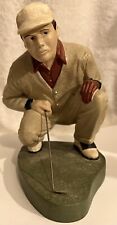 GOLF STATUE By APPARENCE PARIS 1995 The Birdie Putt Resin Statue VINTAGE RARE  picture