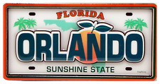 Orlando Florida License Plate Dual Layer MDF Magnet NewDesign 2