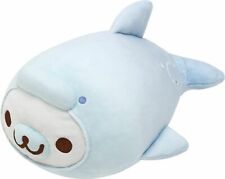 San-X Character Mamegoma Stuffed Toy M Size 25cm Plush Doll White Dolphin Cute picture