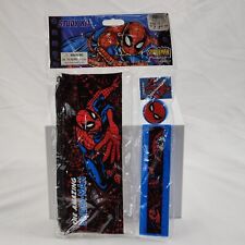 Vtg Spider-Man Classics Study Kit 2001 Hot Topic Pencil Pouch Ruler Sharpener  picture
