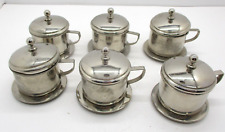 6 Vintage Viennese Coffee Tea Stainer Cups picture
