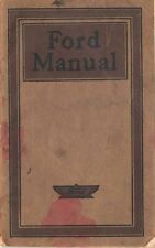 c1911-1915 Ford Automobile Manual 54p. Illustrated Explanations Instructions picture