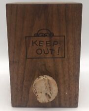VINTAGE TOYSTALGIA 1984 MUSIC BOX-SILLY GOOSE.KEEP OUT-MONKEY picture