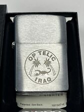 ZIPPO 2006 OP TELIC IRAQ LIGHTER UNFIRED IN BOX H108 picture