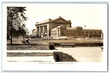 c1940's Union Station Kansas City Missouri MO RPPC Photo Vintage Postcard picture