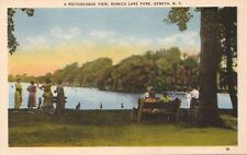  Postcard Picturesque View Seneca Lake Park Geneva NY picture