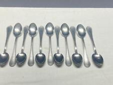 11 Beaded Antique Engraved Towle TEASPOONS 18/8 Stainless Flatware Germany picture