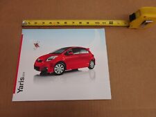 2011 Toyota Yaris sales brochure 12 page ORIGINAL literature picture