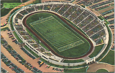 San Antonio Texas Alamo Football Stadium Aerial View Vintage Souvenir Postcard picture