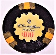 Condado Beach Casino Puerto Rico 100 Dollar Gaming Chip as pictured picture