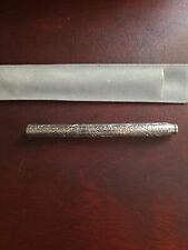 Rare Tiffany Sterling Silver Leaf Engraved  Pen Missing a Silver Ink Cap picture