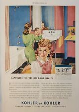 1947 Kohler of Kohler Vintage Ad Happiness thrives on good health picture