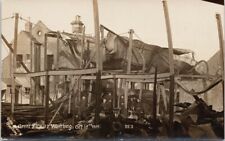1919 Great Fire Worthing Sussex England Otto Brown RPPC Postcard F97 picture