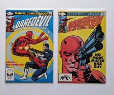 Daredevil #183 + #184 (RAW/VF+) 1st Battle vs Punisher Frank Miller 1982 🔥🔑 picture