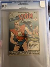 CGC VF+ 8.0 Captain Atom #3 Nationwide 1951 Rare In High Grade picture