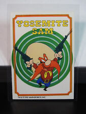 Yosemite Sam 1990 Tyson Chicken Vintage Trading Card Warner Bros. Looney Tunes picture