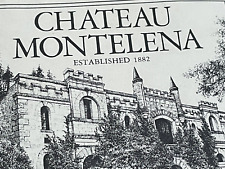 Rare 1974 Chateau Montelena Napa Valley Wine Label Mini Poster picture