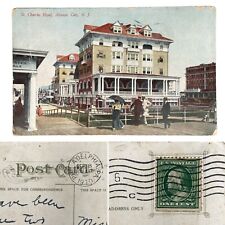 Postcard NJ Atlantic City St Charles Hotel on Boardwalk View Rosin & Co 1910 picture