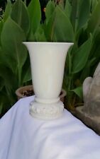 Vintage Rosenthal White Trumpet Vase 6-7/8x4-1/2