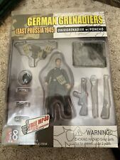 German Grenadiers East Prussia 1945. Ober  Grenadier With Poncho. picture