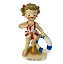 Vintage Happy Miss July 1950's Napco Life Guard Girl - A2715/7, Japan Patriotic picture