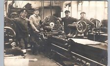 WW1 MUNITIONS FACTORY? germany? real photo postcard rppc making bombs picture