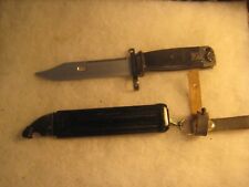 YUGOSLAVIAN TYPE III MULTI-PURPOSE COMBAT KNIFE & SCABBARD. with unissued hanger picture